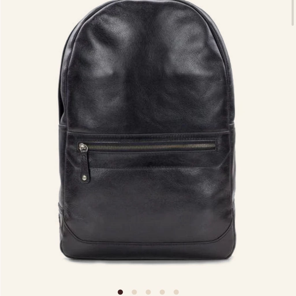 Patricia Nash Black Leather Backpack Nwot
